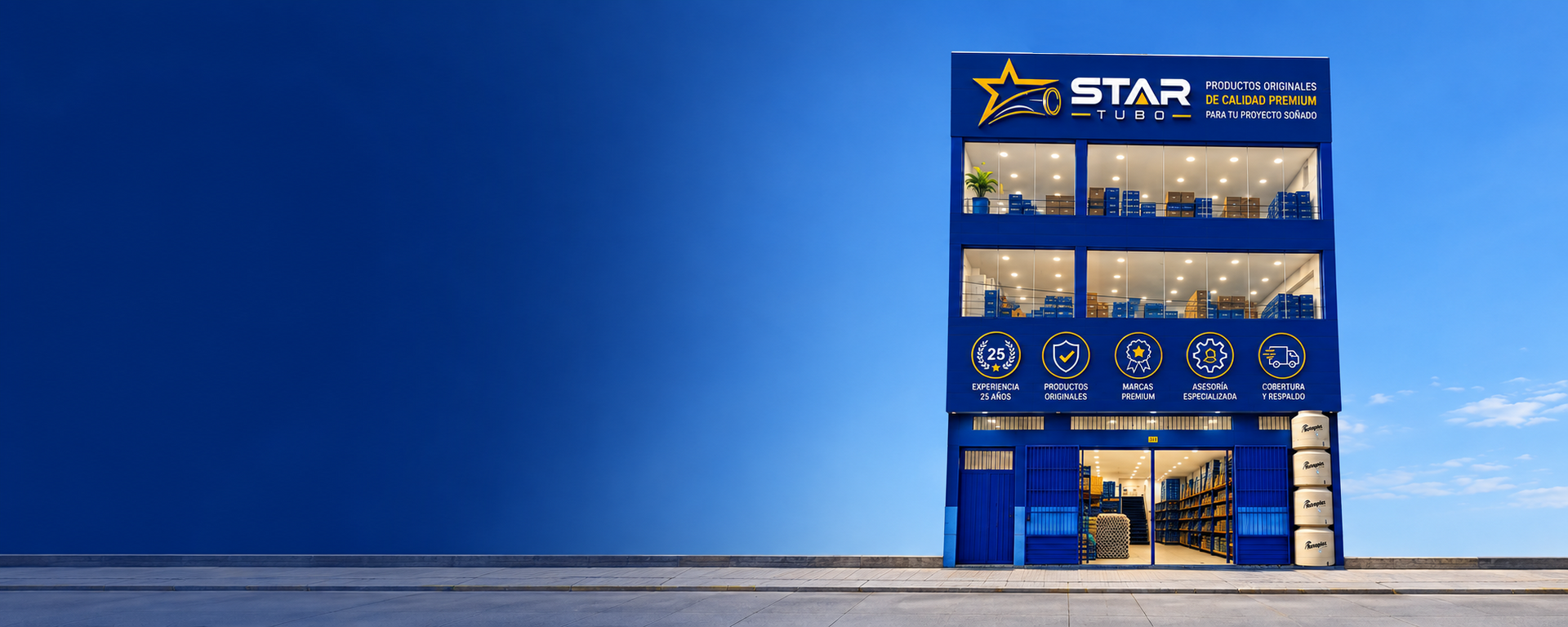 Fachada principal de Startubo en Ayacucho
