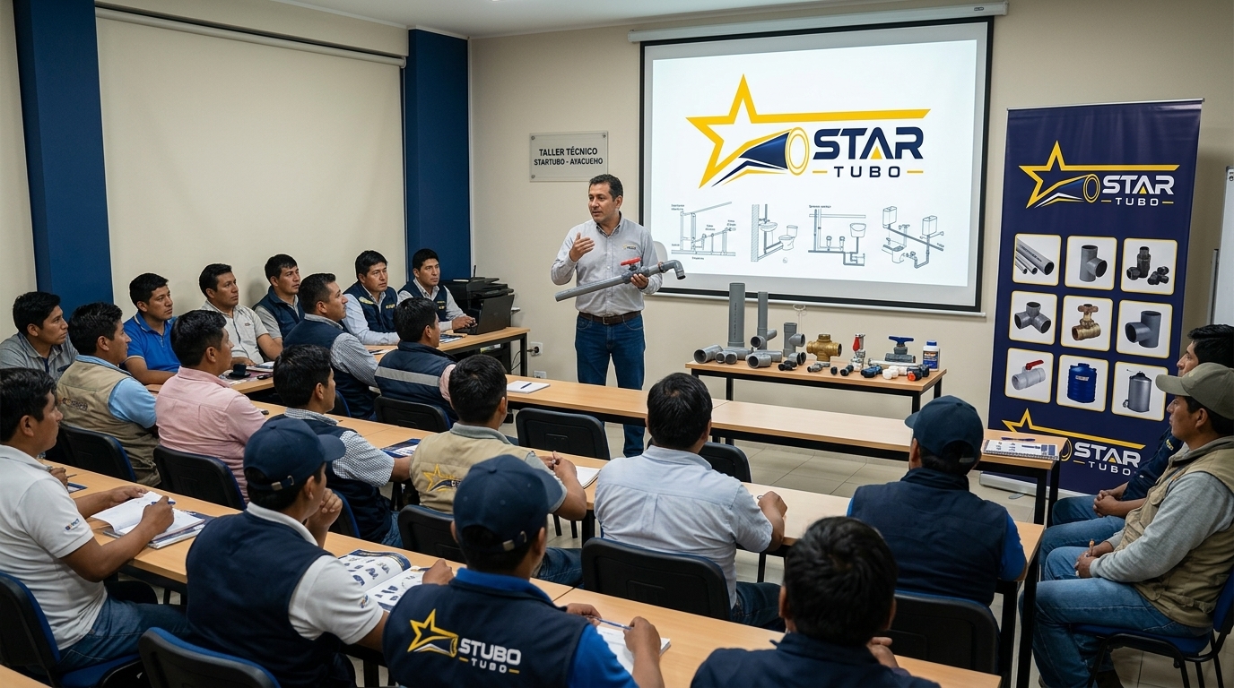 Charla técnica de Startubo con instaladores y maestros