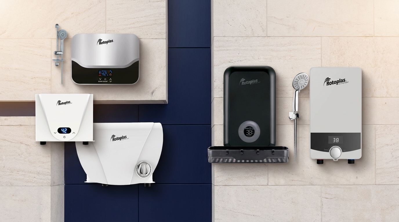 Termas eléctricas Rotoplas para baños y duchas